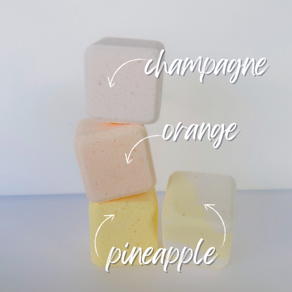 Pineapple Mimosa Bath Bombs Set | 4Pack Bubbly Bath Bombs