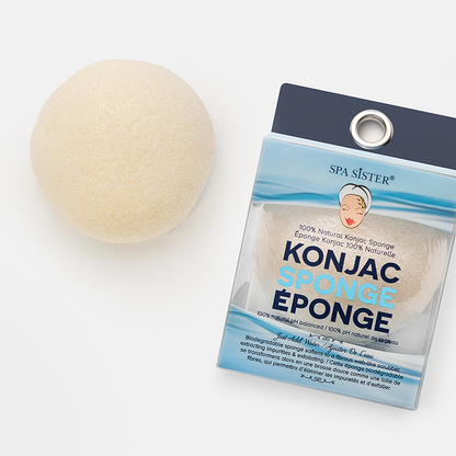 Konjac Sponge - Box: Pure White