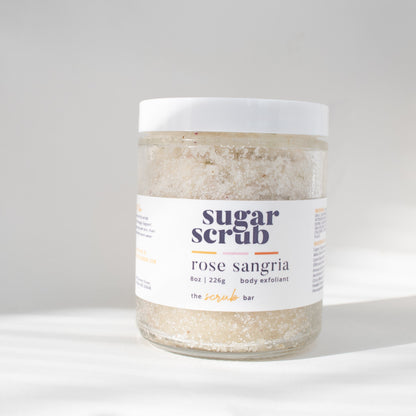 Rose Sangria | Exfoliating Sugar | Handmade Body Scrub