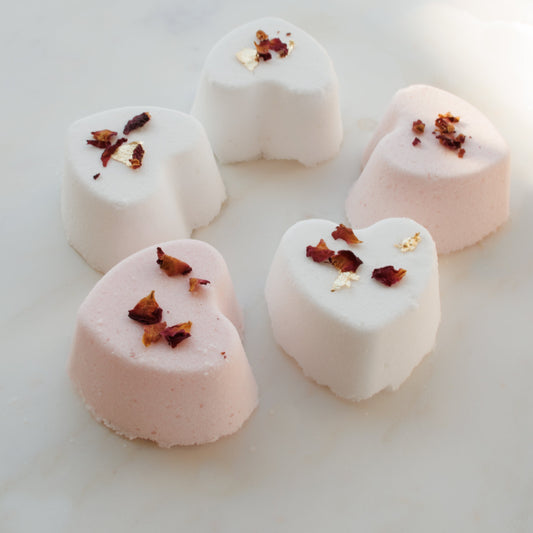 Rose Petal Sangria Bath Bomb Bath Set | Bubbly Bath Treats