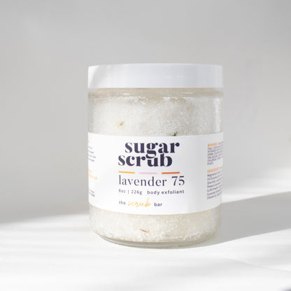 Lavender75 Exfoliating Scrub | Handmade Body Scrub | Sugar Polishing